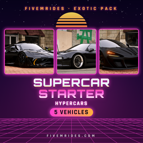 Supercar Starter Pack (5 Hypercars)