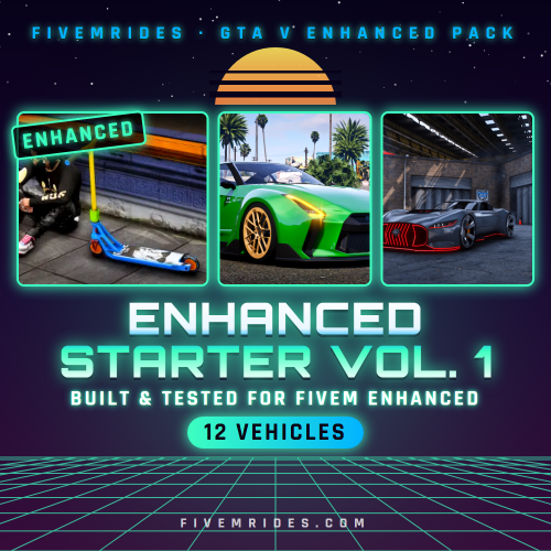 Enhanced Starter Pack Vol. 1 (12 Vehicles) - GTA V Enhanced