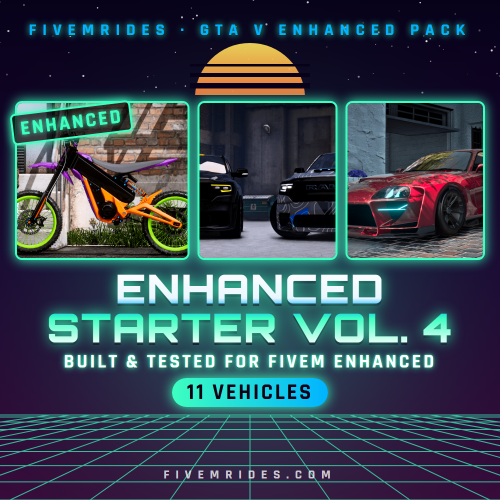 Enhanced Starter Pack Vol. 4 (11 Vehicles) - GTA V Enhanced