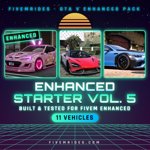 Enhanced Starter Pack Vol. 5 (11 Vehicles) - GTA V Enhanced