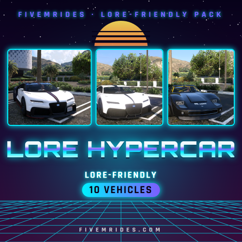 Lore Hypercar Pack (10 Vehicles)