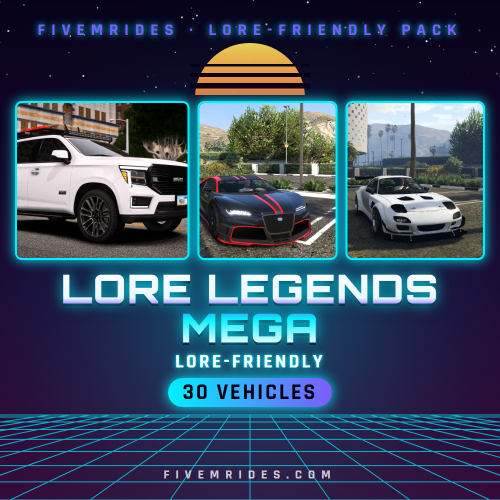 Lore Legends Mega Pack (30 Vehicles)