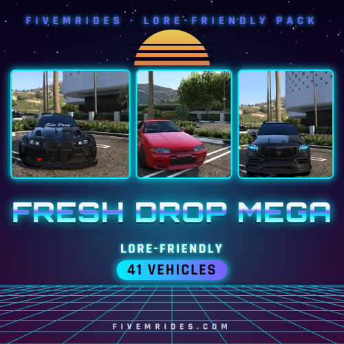 FiveMRides Fresh Drop Mega Pack (41 Vehicles)