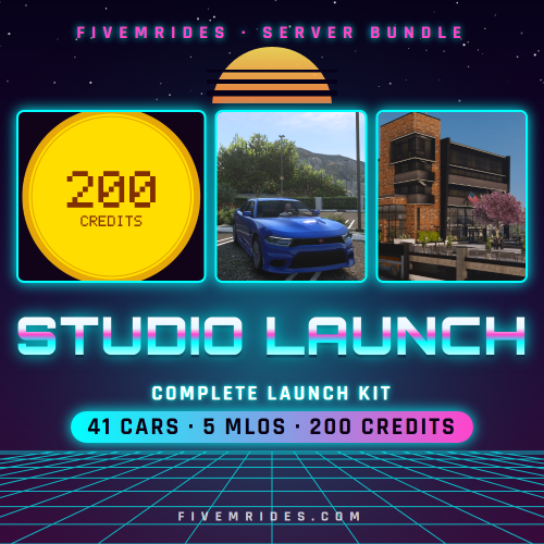FiveMRides Studio Launch Bundle