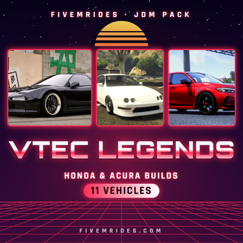 VTEC Legends Pack (11 Honda & Acura Builds)