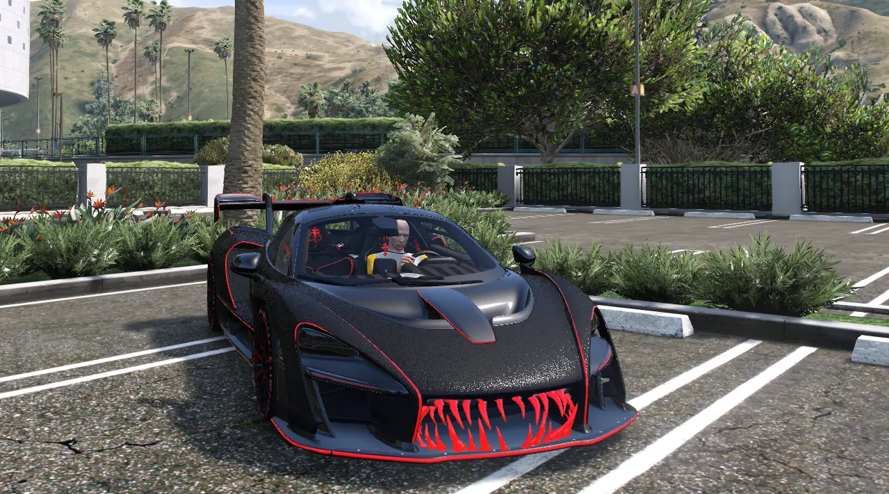 McLaren Senna Animated Custom FiveM Car