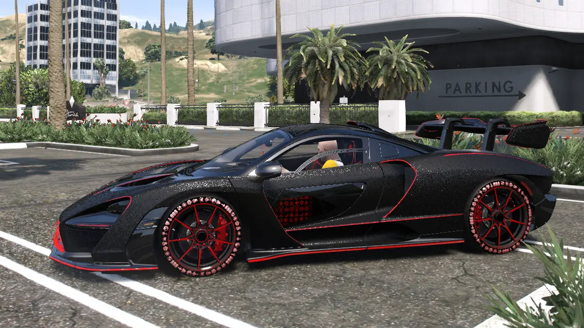 McLaren Senna FiveM animated sports car - view 2