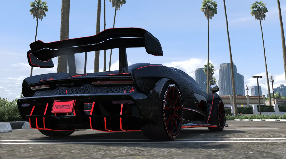 McLaren Senna FiveM animated sports car - view 3