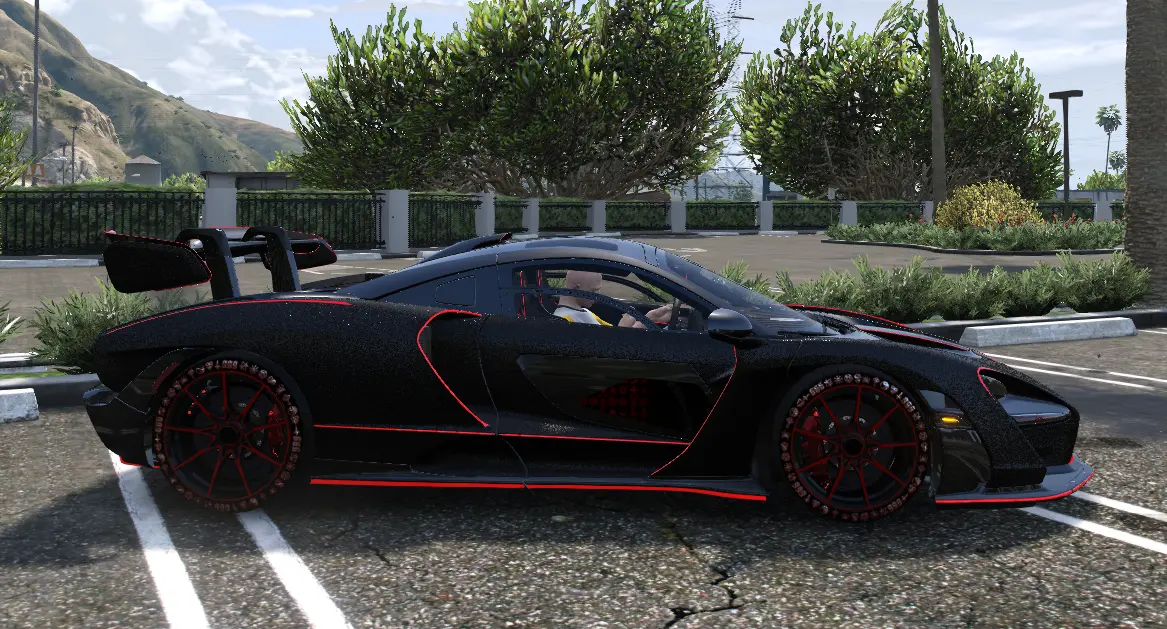 McLaren Senna FiveM animated sports car - view 4