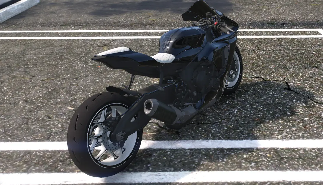 Yamaha YZF-R1 White Carbon Custom - Image 4