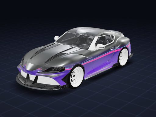 Synthwave Pinstripe
