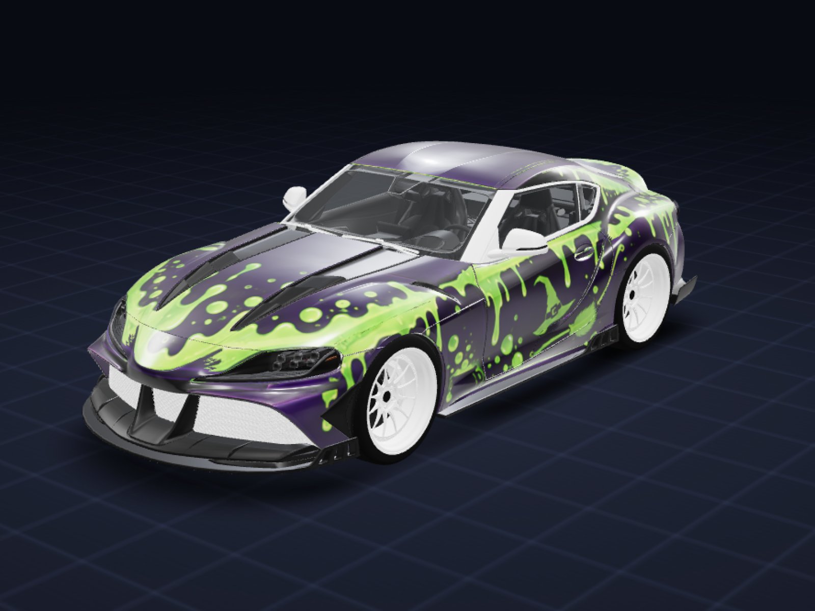 Toxic Witch livery on the a90keyvany
