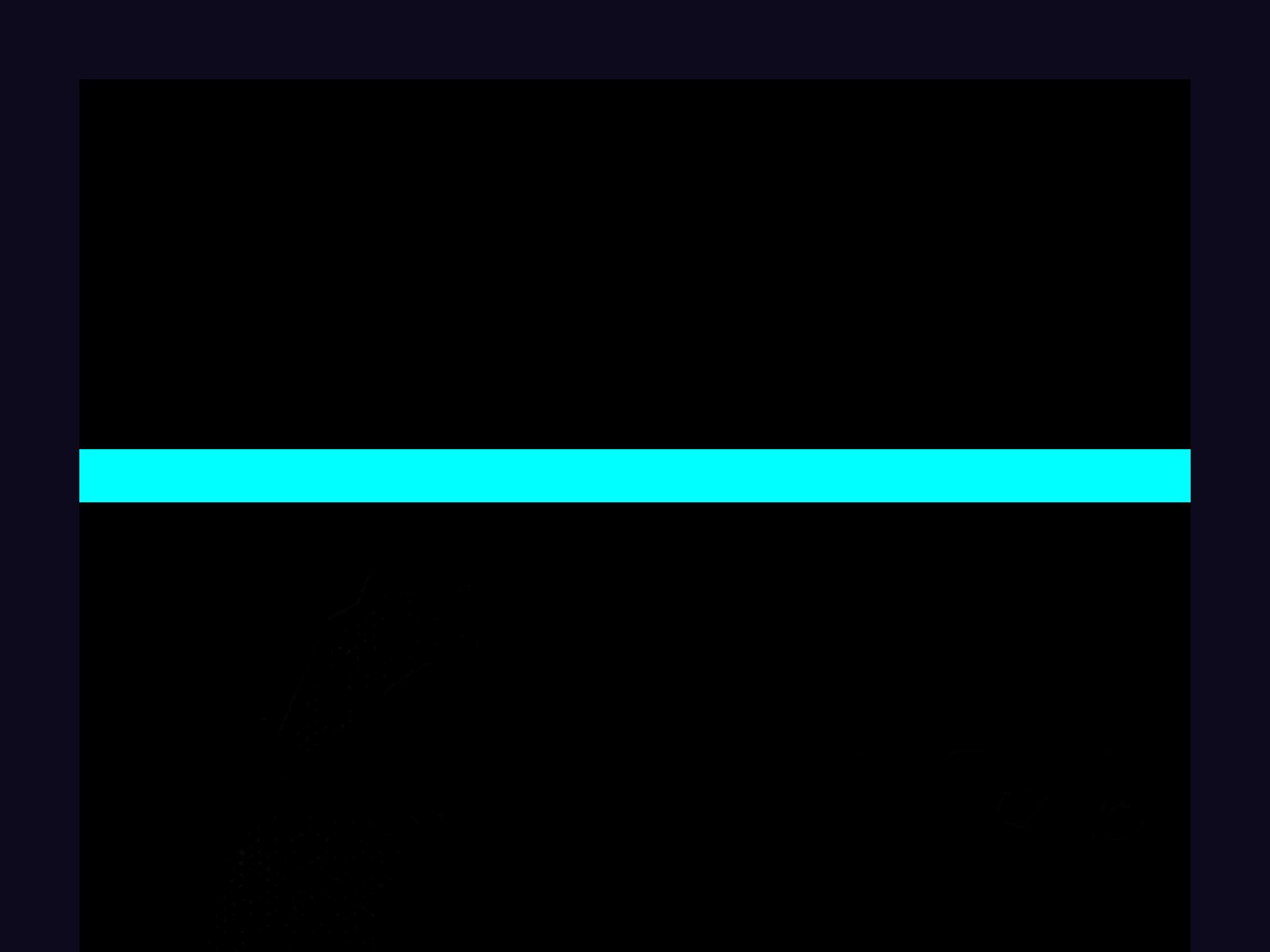 Cyan glow stripe pistol skin on the Pistol