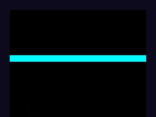 Cyan glow stripe pistol